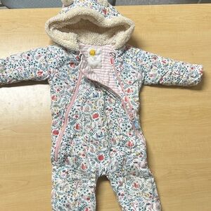 Floral Baby Boden Hooded Kids One Piece